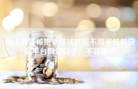 网上借钱被拒，试试这些不用审核的贷款平台网贷口子，不容错过
