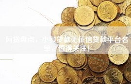网贷盘点，小额贷款无征信贷款平台名单，值得关注！
