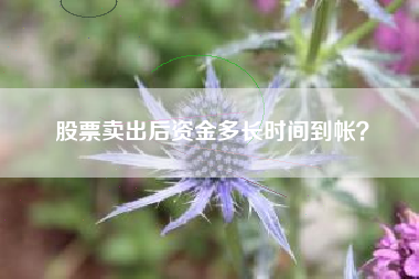 股票卖出后资金多长时间到帐？